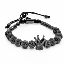 Load image into Gallery viewer, King Black GQ Roman Numeral Cuff